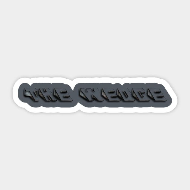 The Wedge Sticker by Cactux